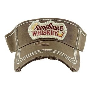 “Sunshine & Whiskey” Sun Visor